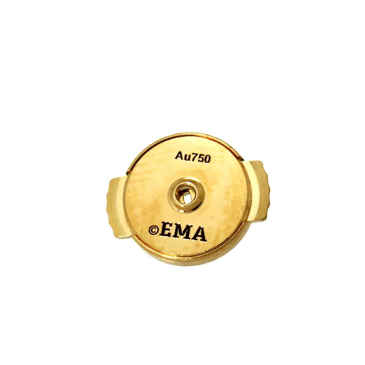 Earring Pierced 18K YG 750 One Piece only