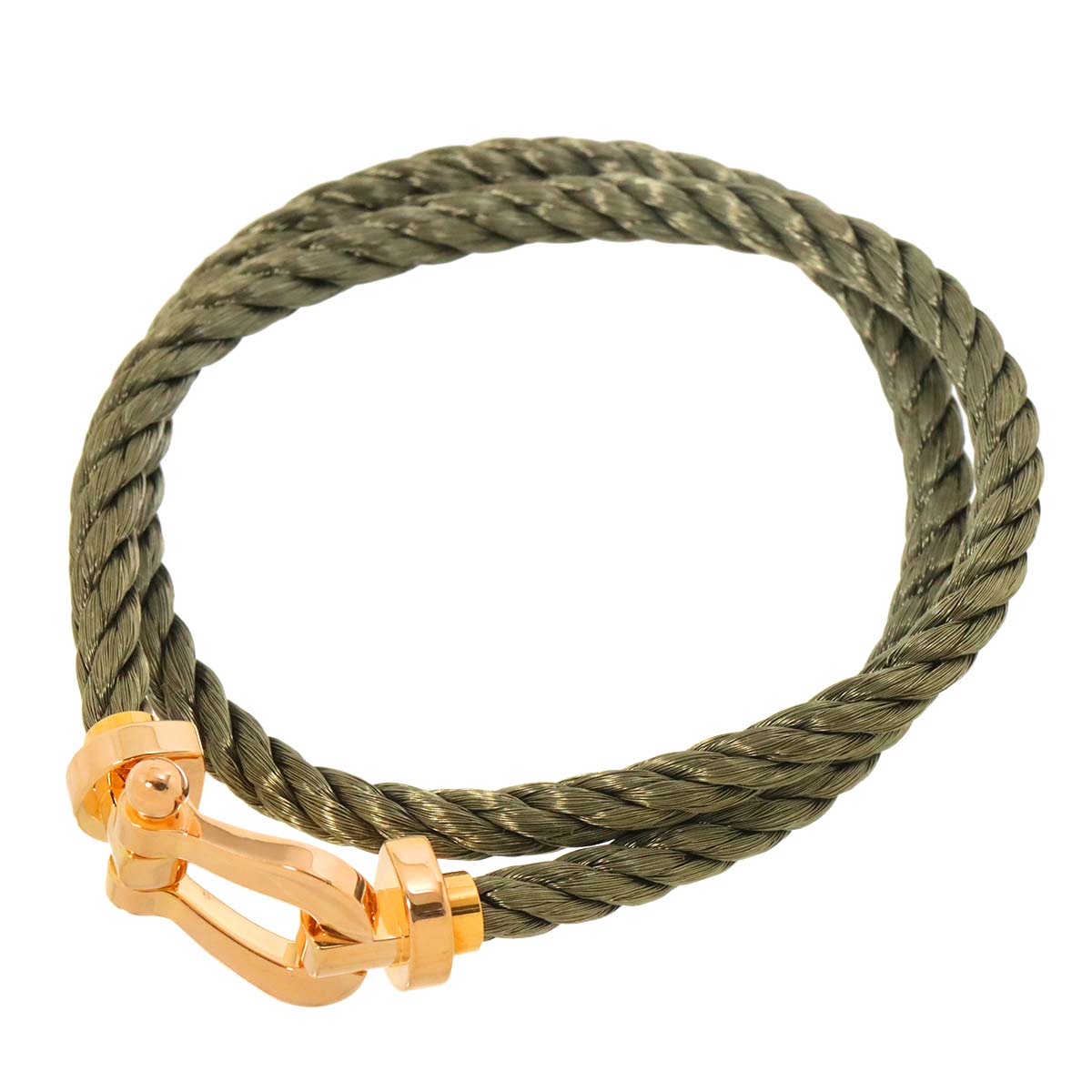 Force 10 Bracelet LM 18K Pink Gold 750 Steel size16