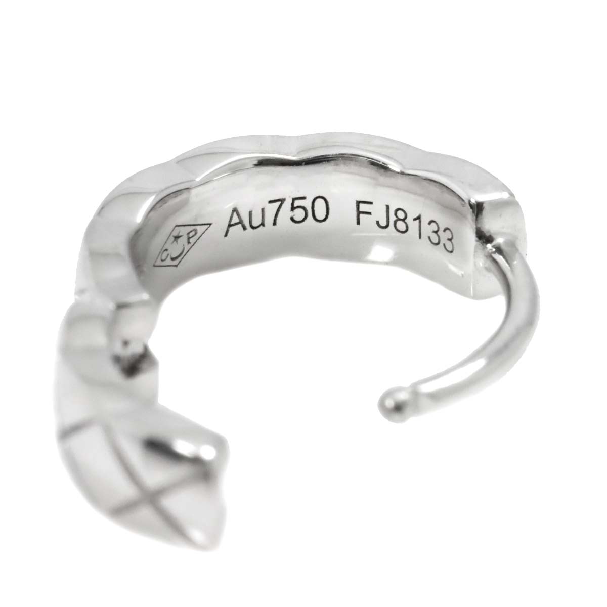 Coco Crush Earrings Pierced 18K WG 750 One Piece only