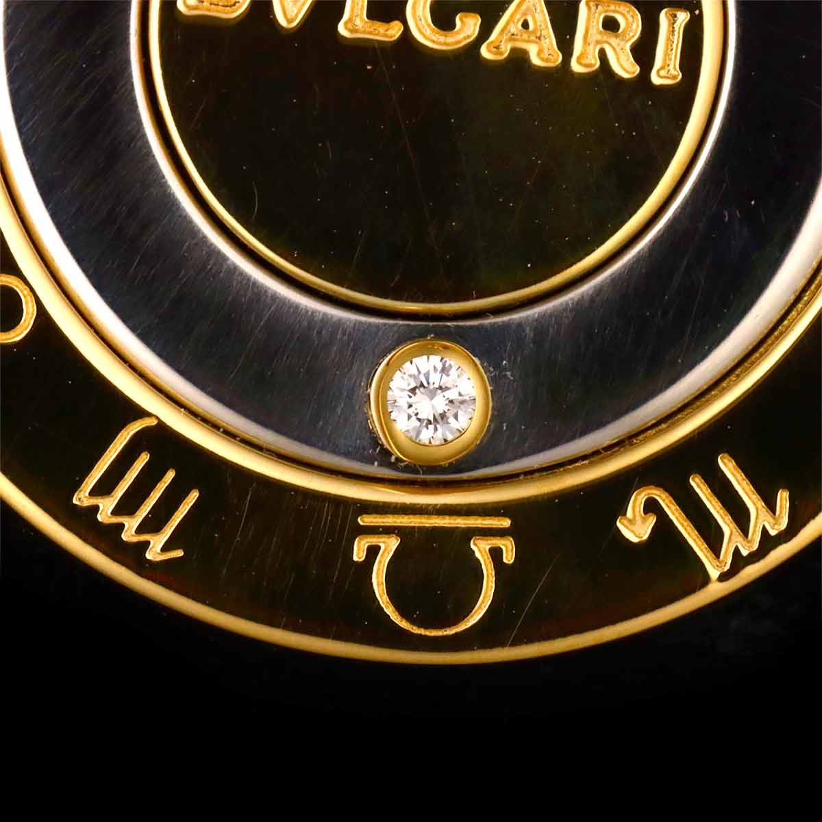 Constellation Diamond Pendant 18K Yelow Gold 750 SS STEEL