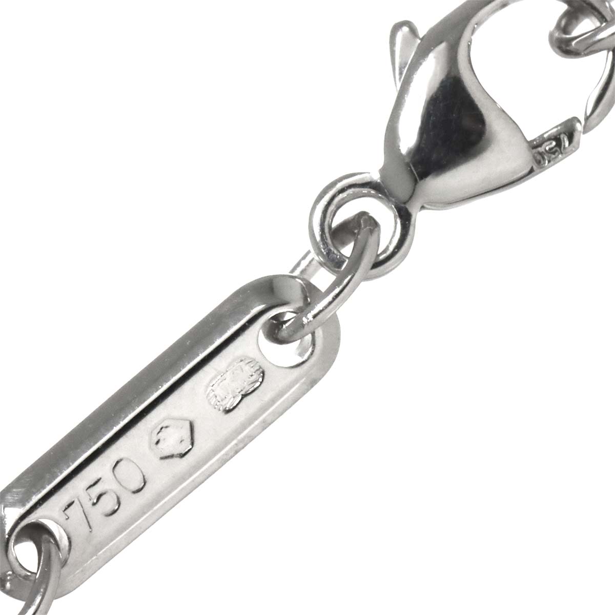 Happy Diamond Bubble Necklace 18K WG 750