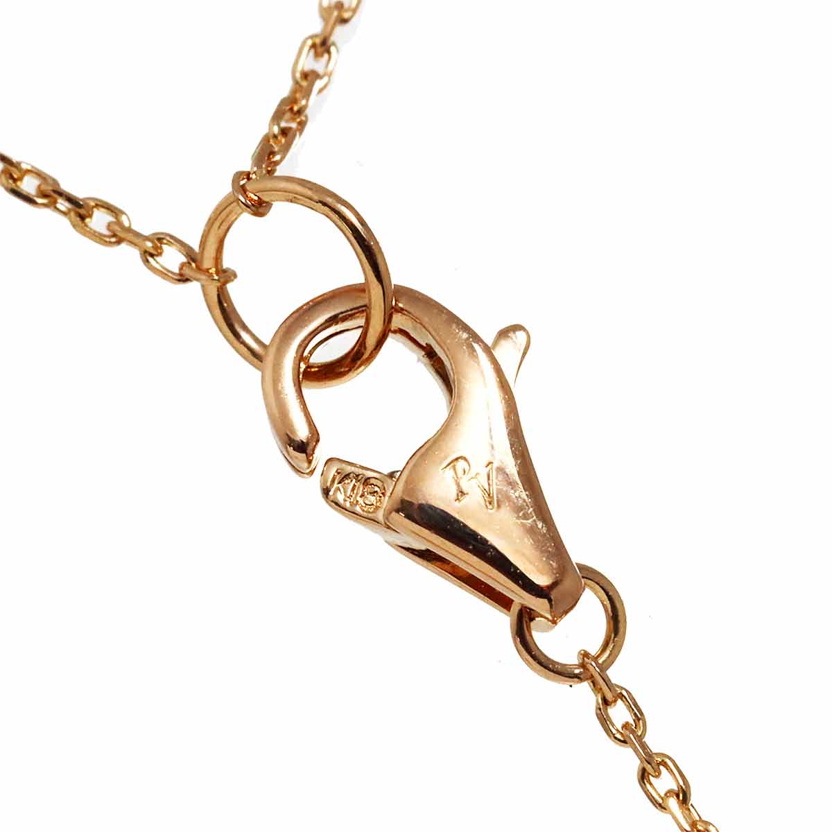 Diamond 0.20ct Necklace 18K PG 750