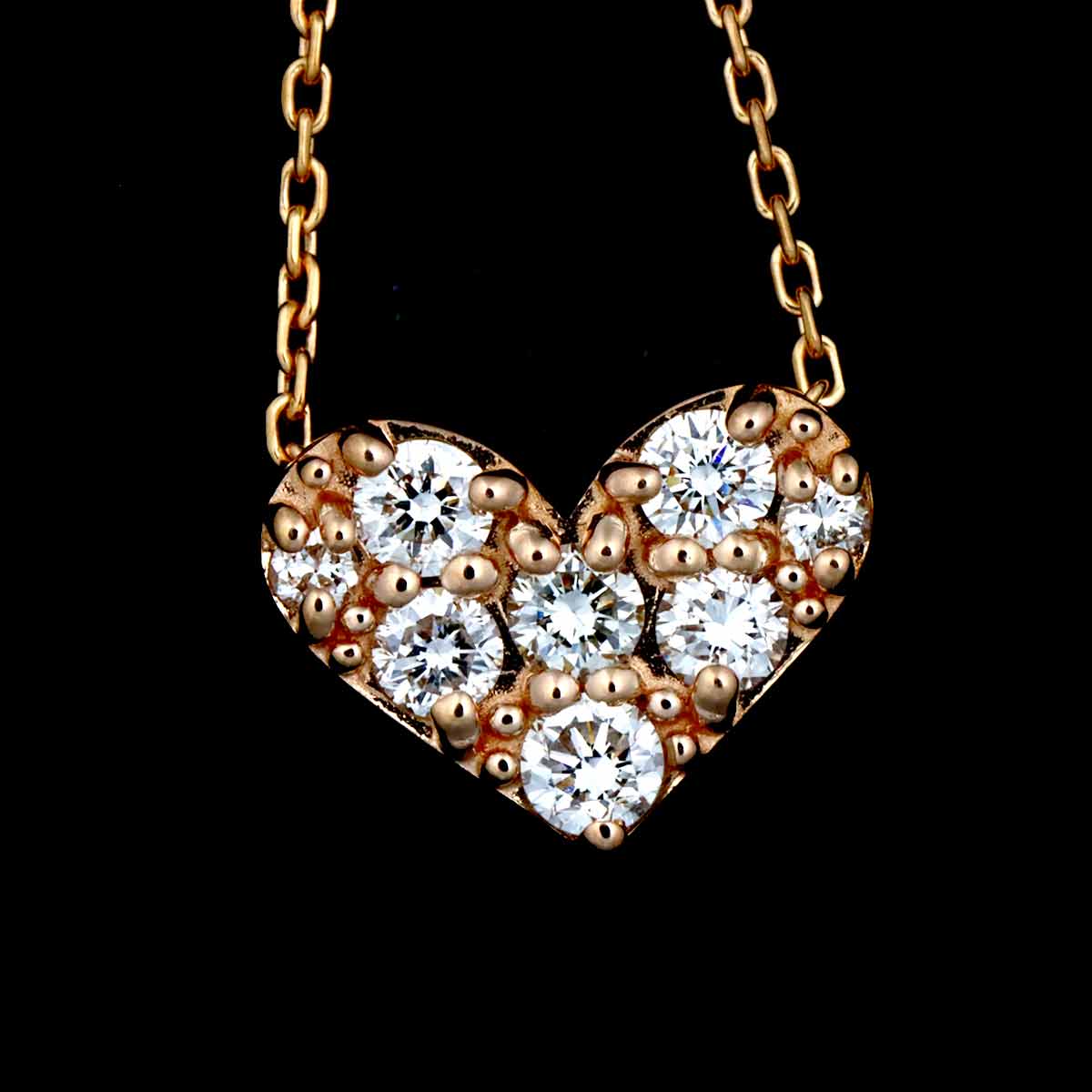 Diamond 0.20ct Necklace 18K PG 750