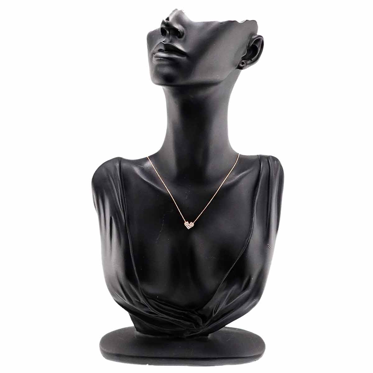 Diamond 0.20ct Necklace 18K PG 750