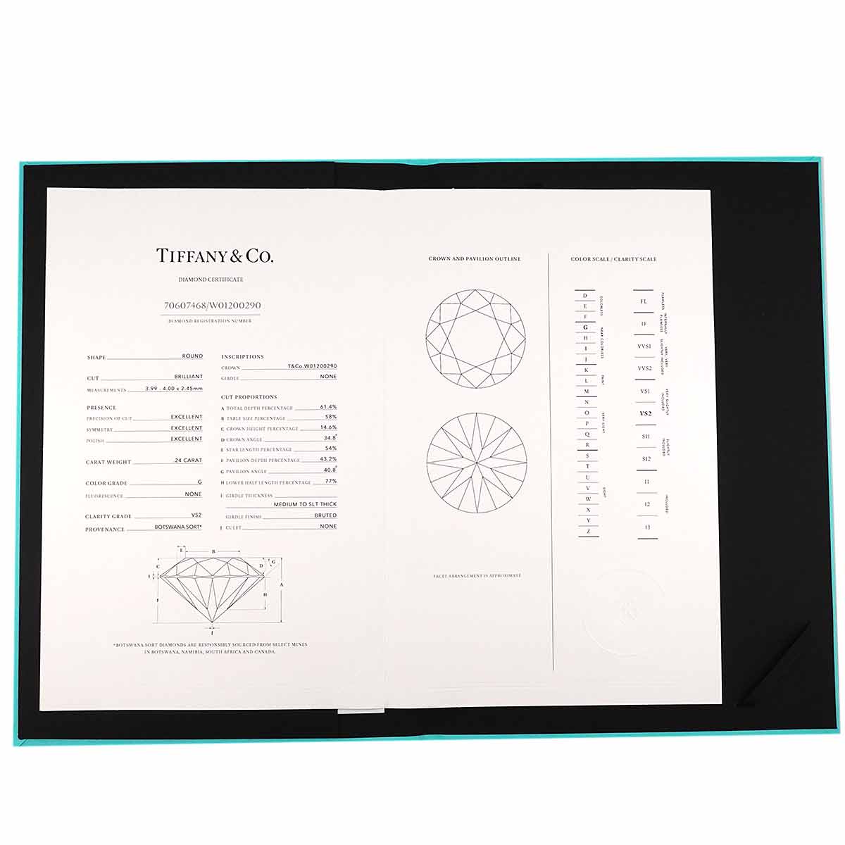 Harmony Diamond 0.24ct G/VS2/3EX Ring Pt 18K PG Size4(US)