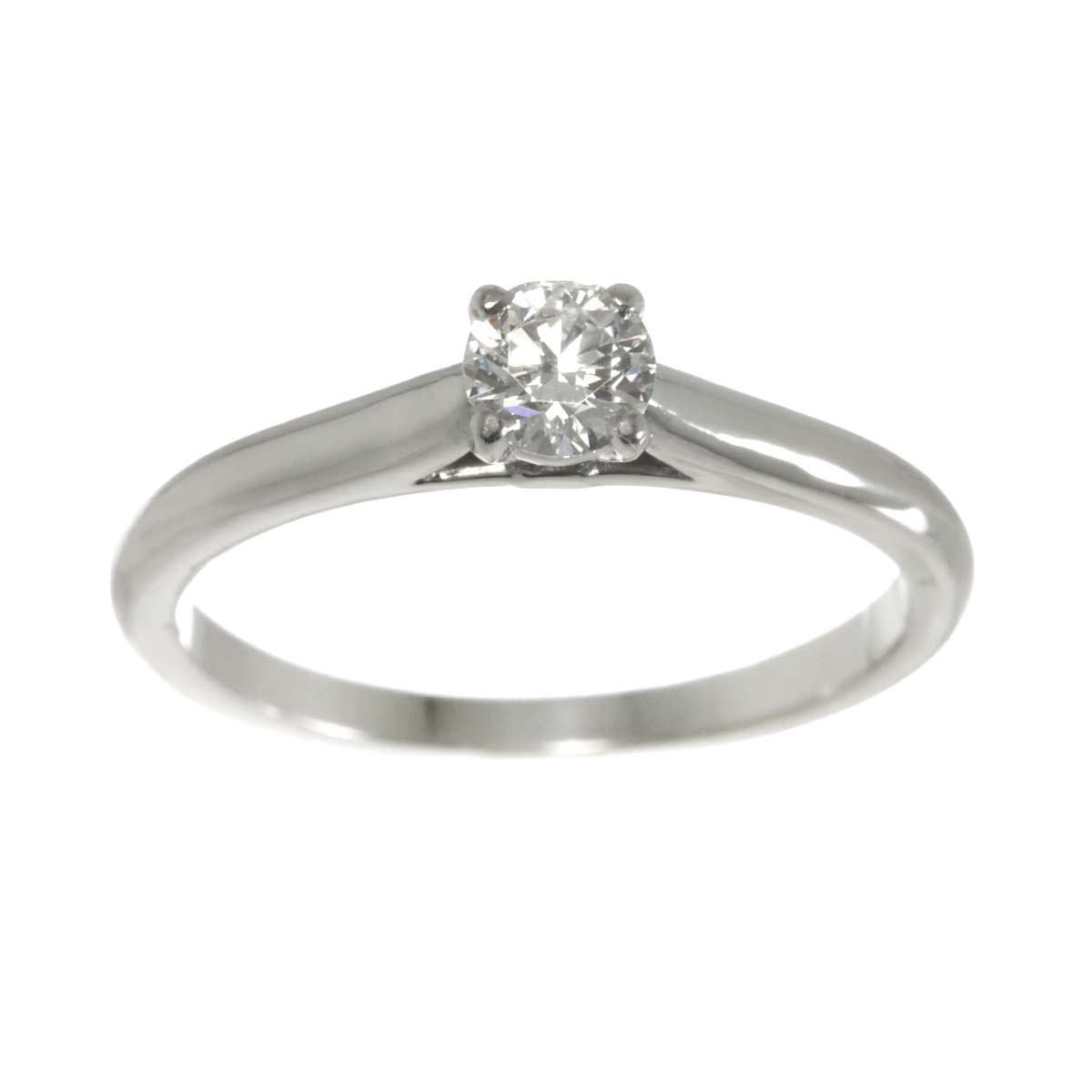 Diamond 0.28ct E/VS1/3EX Ring Platinum size52 6(US)