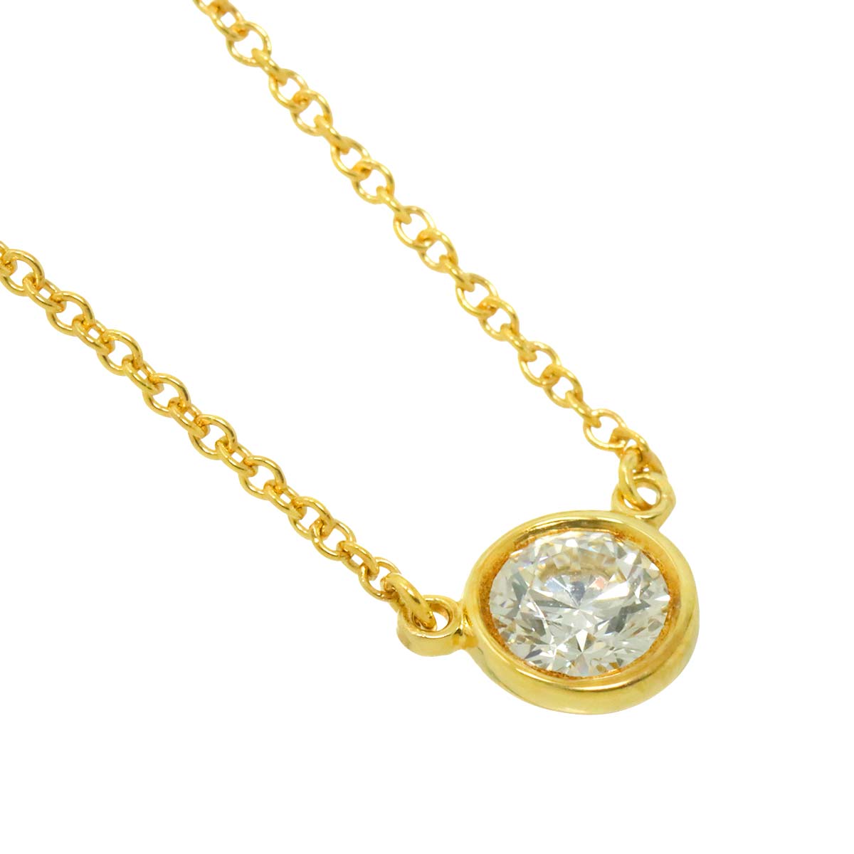 By The Yard Diamond Necklace 18K YG 750