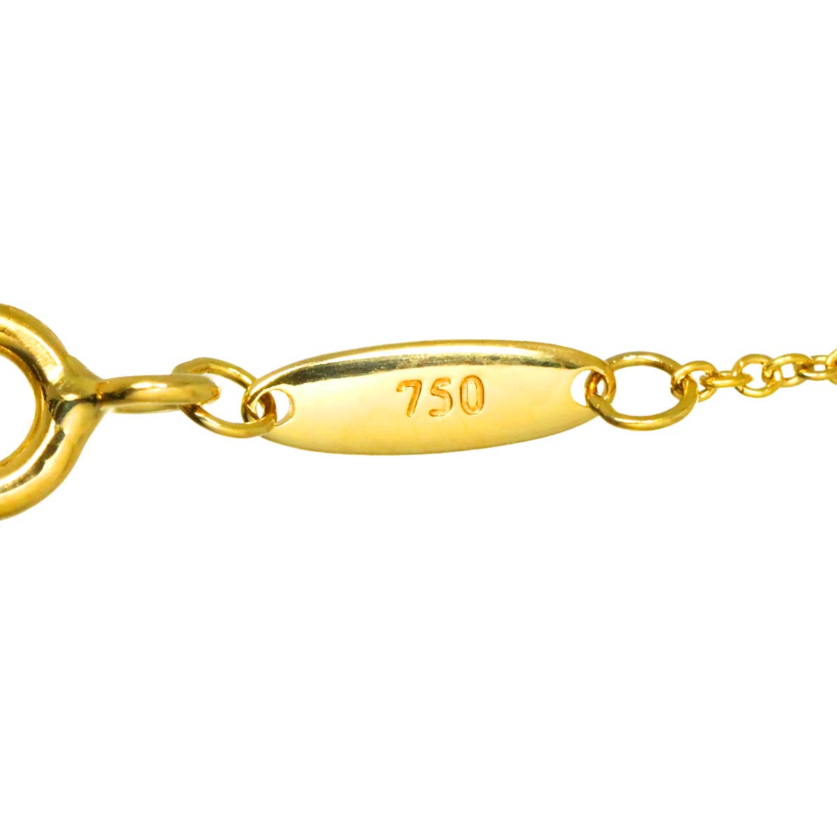 By The Yard Diamond Necklace 18K YG 750