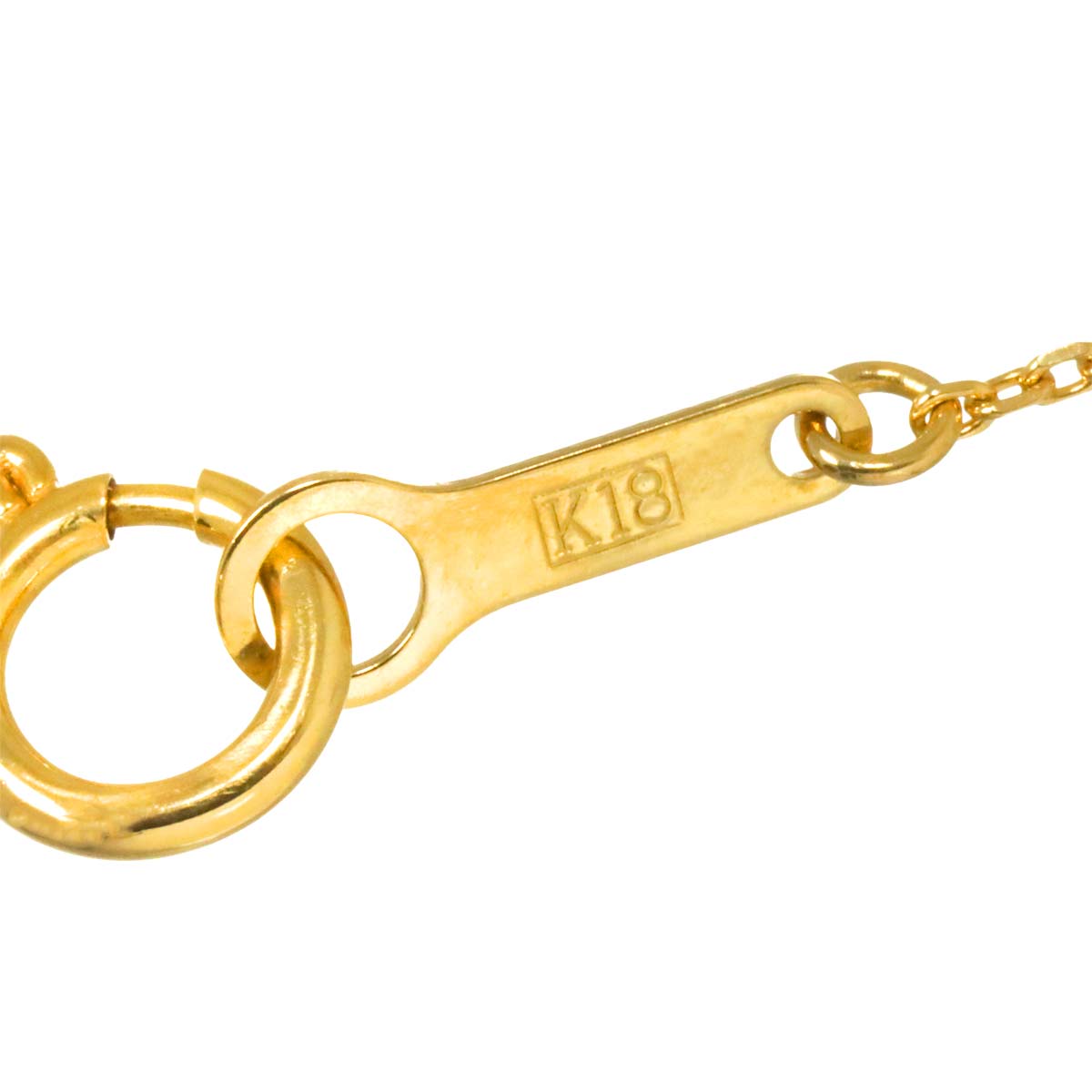 Diamond 1.25ct/0.81ct Necklace K18 YG 750