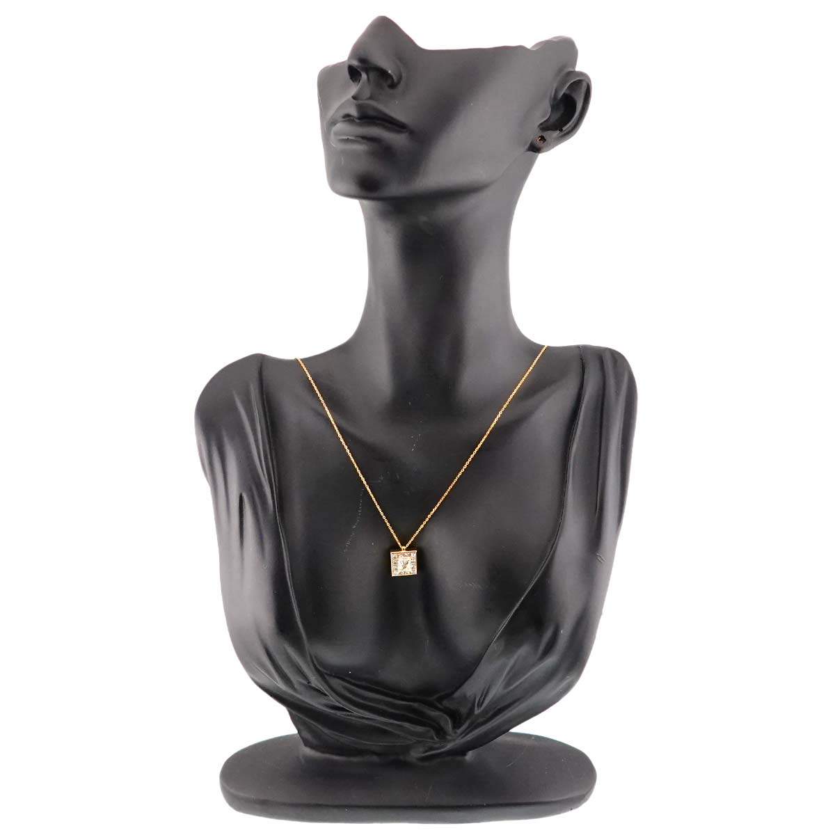 Diamond 1.25ct/0.81ct Necklace K18 YG 750