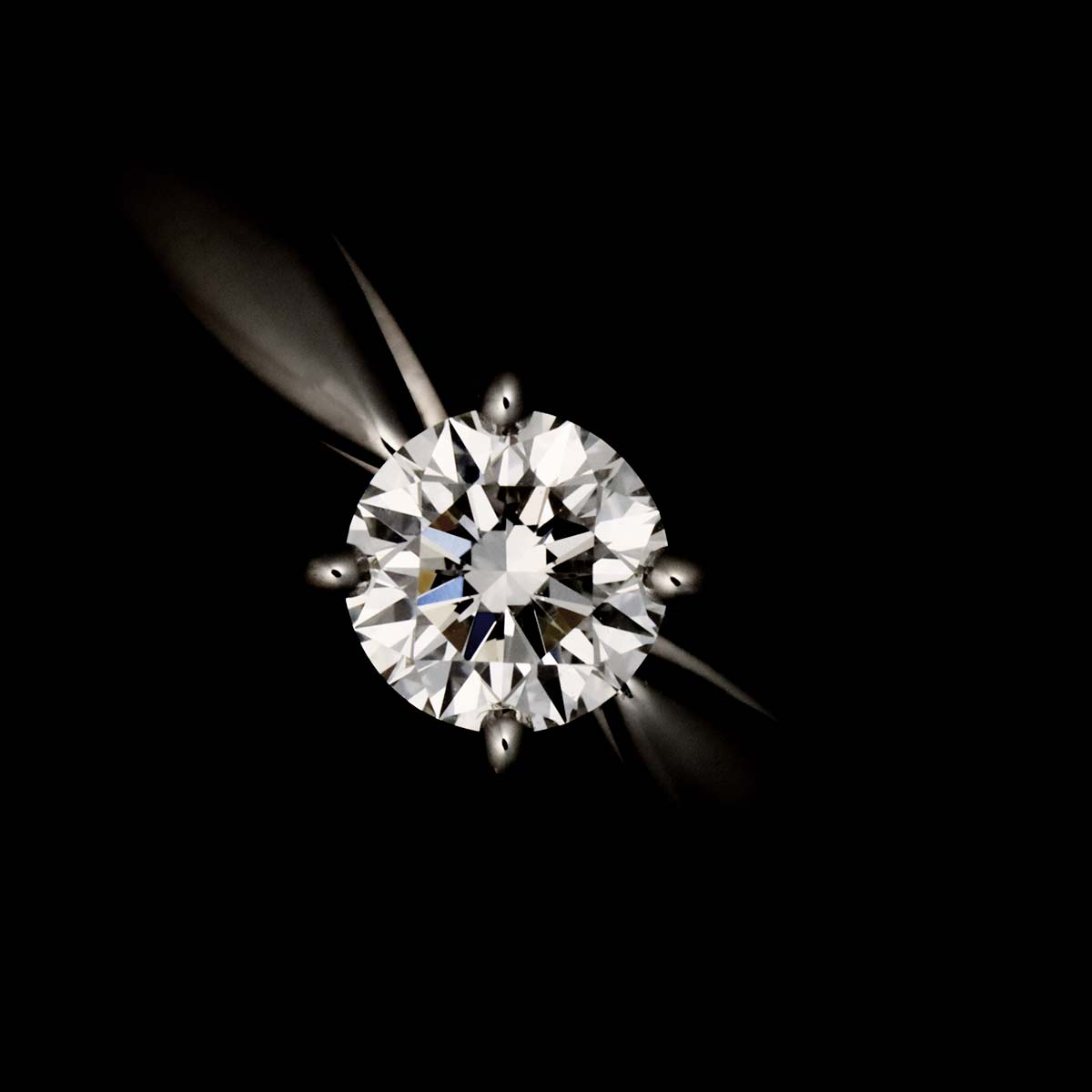 Diamond 0.30ct E/VVS1/EX Ring Pt size48 4.5(US)