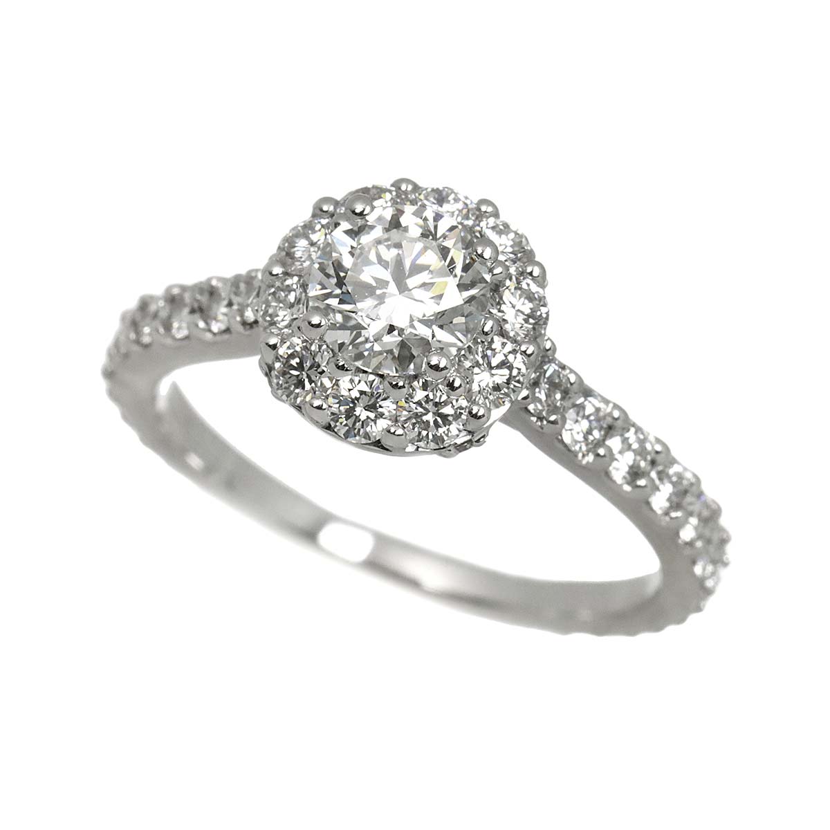Icon Diamond 0.54ct F/VS2/3EX Ring 18K WG 750 5-5.25(US)