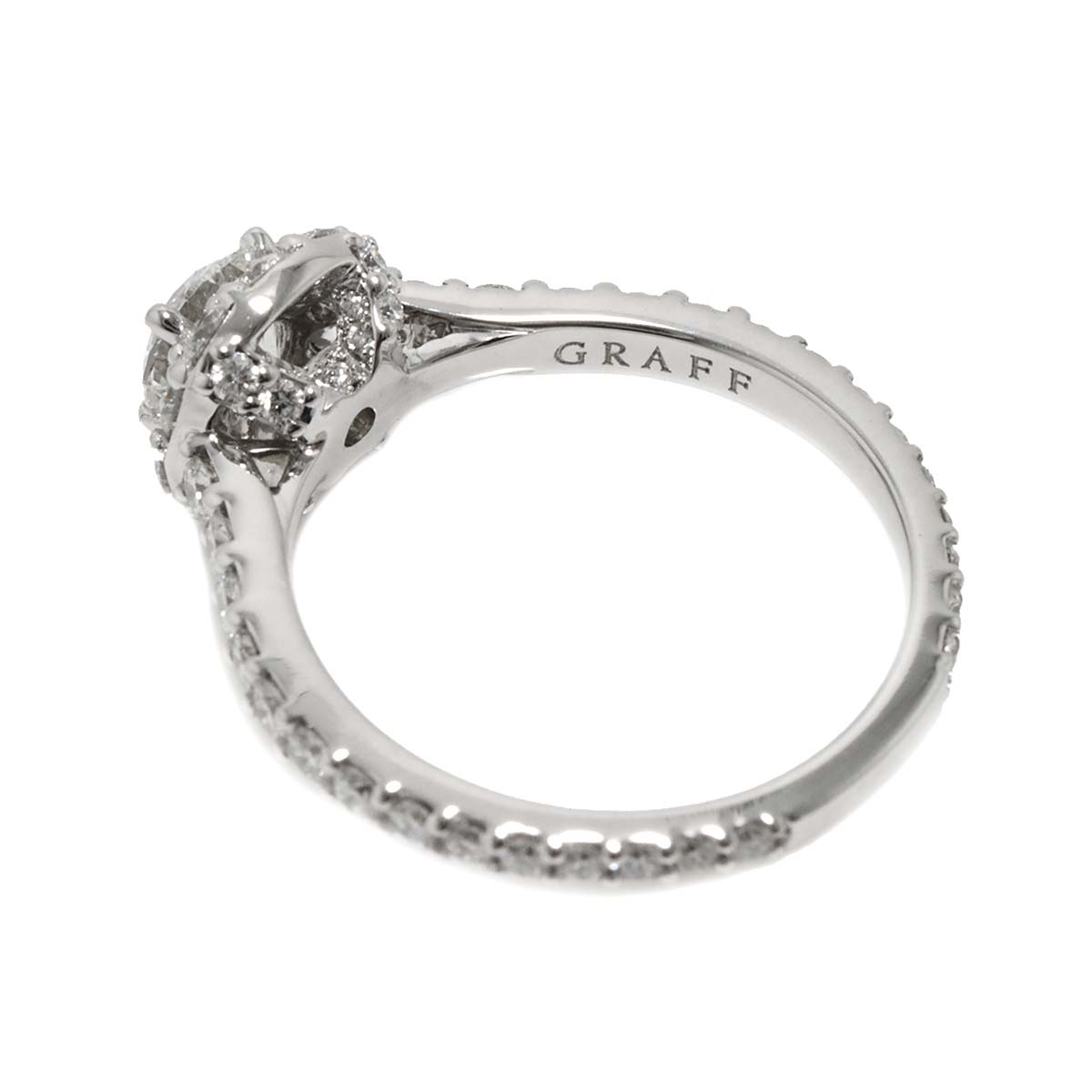 Icon Diamond 0.54ct F/VS2/3EX Ring 18K WG 750 5-5.25(US)