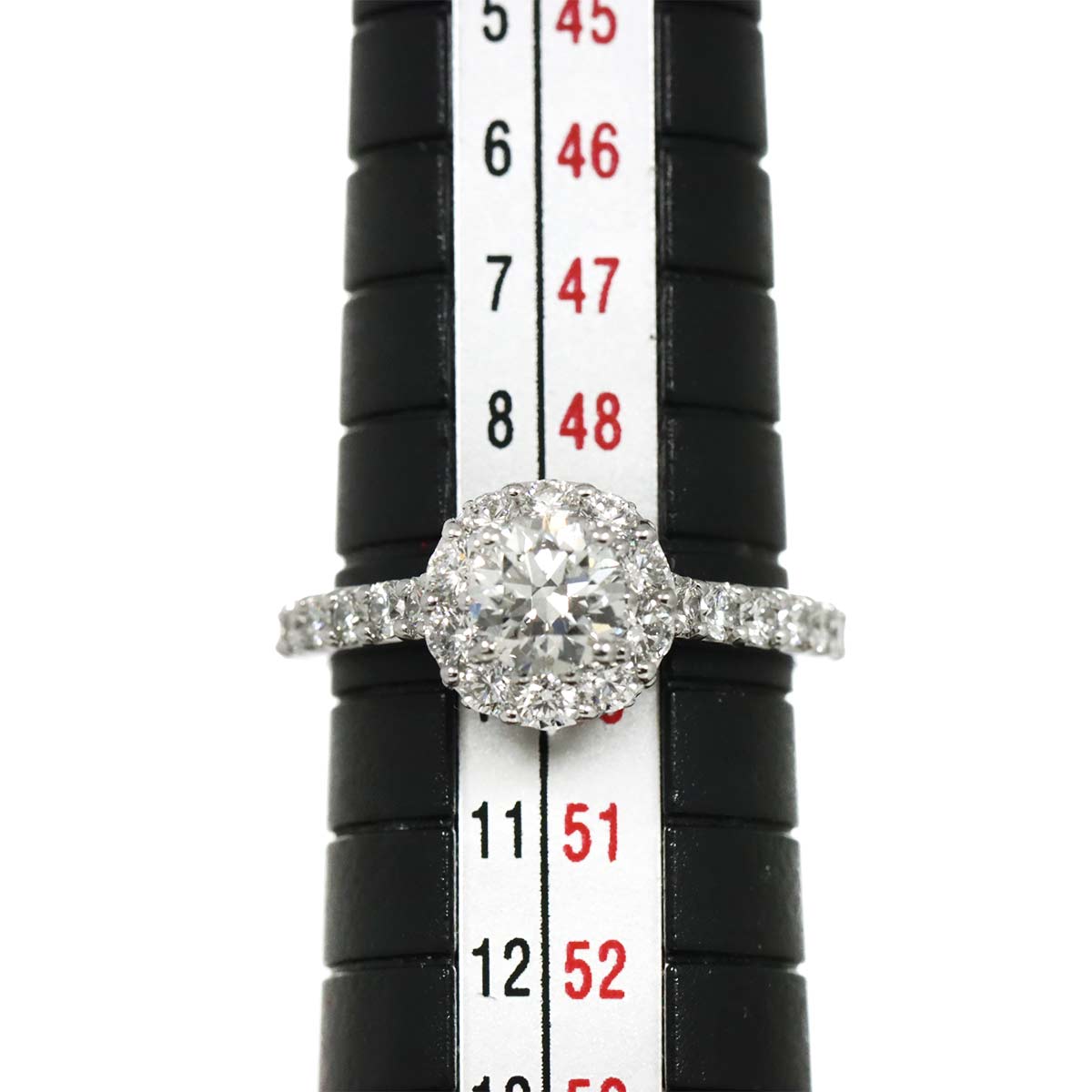 Icon Diamond 0.54ct F/VS2/3EX Ring 18K WG 750 5-5.25(US)