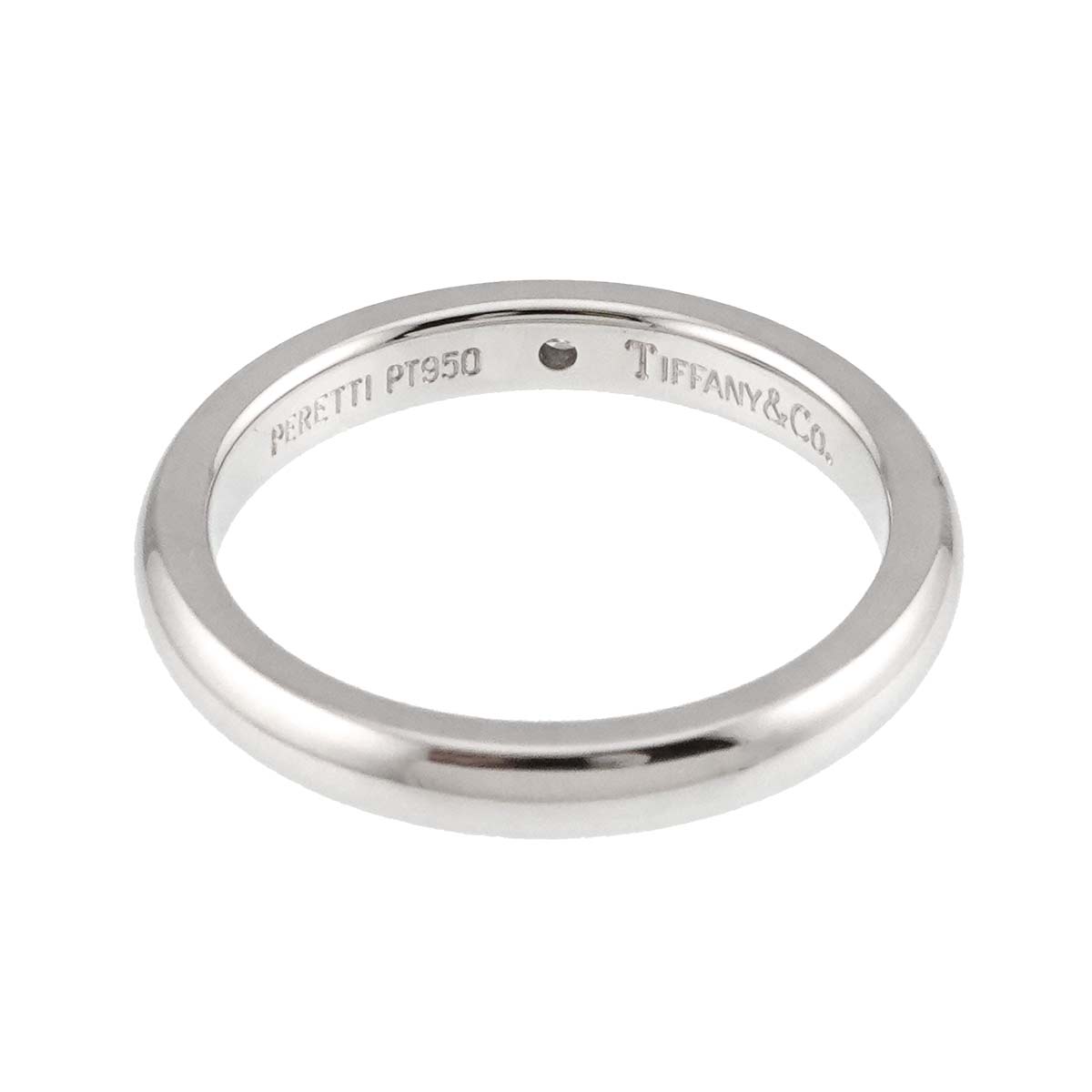 Stacking Band Ring Diamond 1P Platinum Size5.25(US)