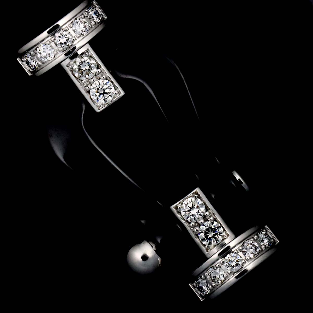 Force 10 LM Diamond Bracelet Ceramic 18K WG 750 Steel size15