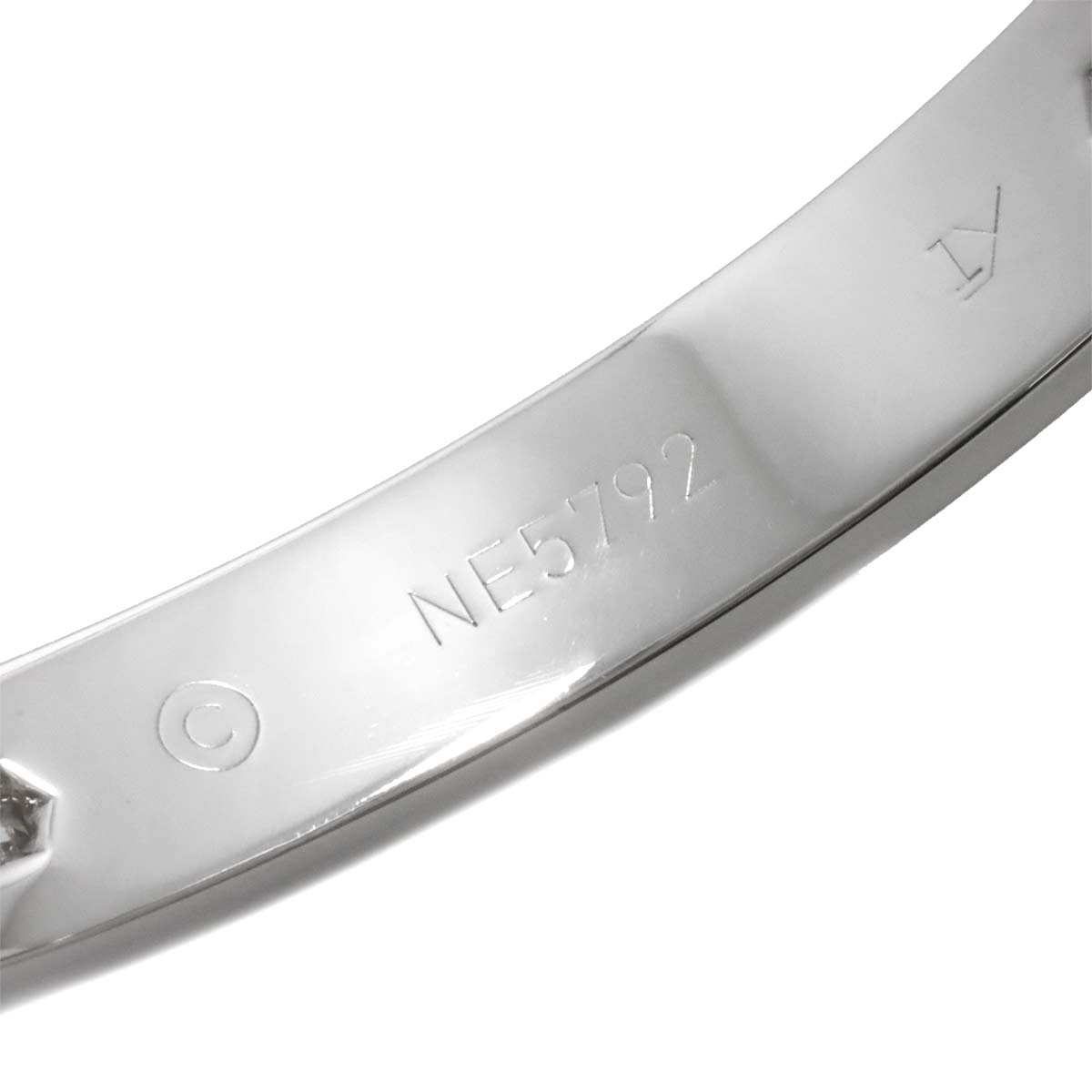 Love Bracelet Diamond 6P Bangle 18K WG 750 Size16