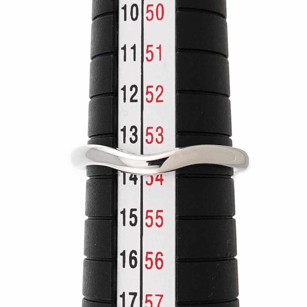 Curved Band Ring Pt Platinum size6.5-6.75(US)