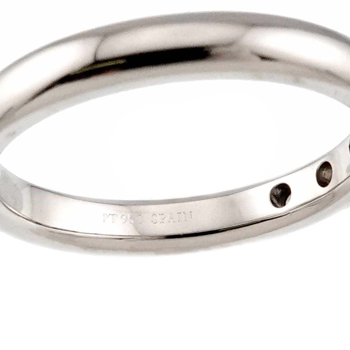 Stacking Band Ring Diamond 5P Platinum Size5.25-5.5(US)