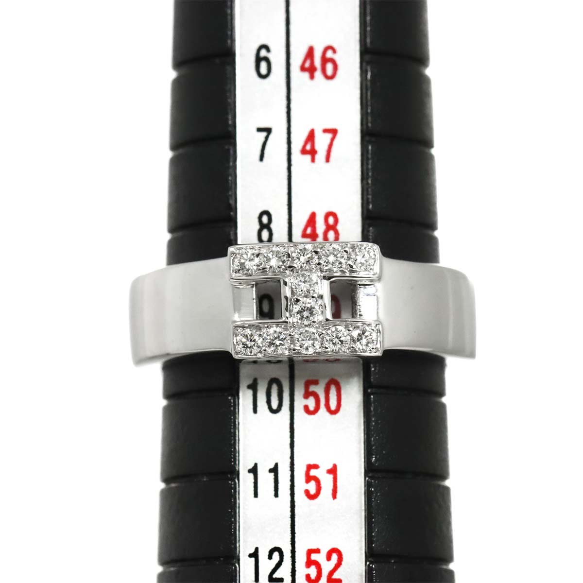 Hercules Diamond Ring 18K White Gold 750 Size49 4.75-5(US)