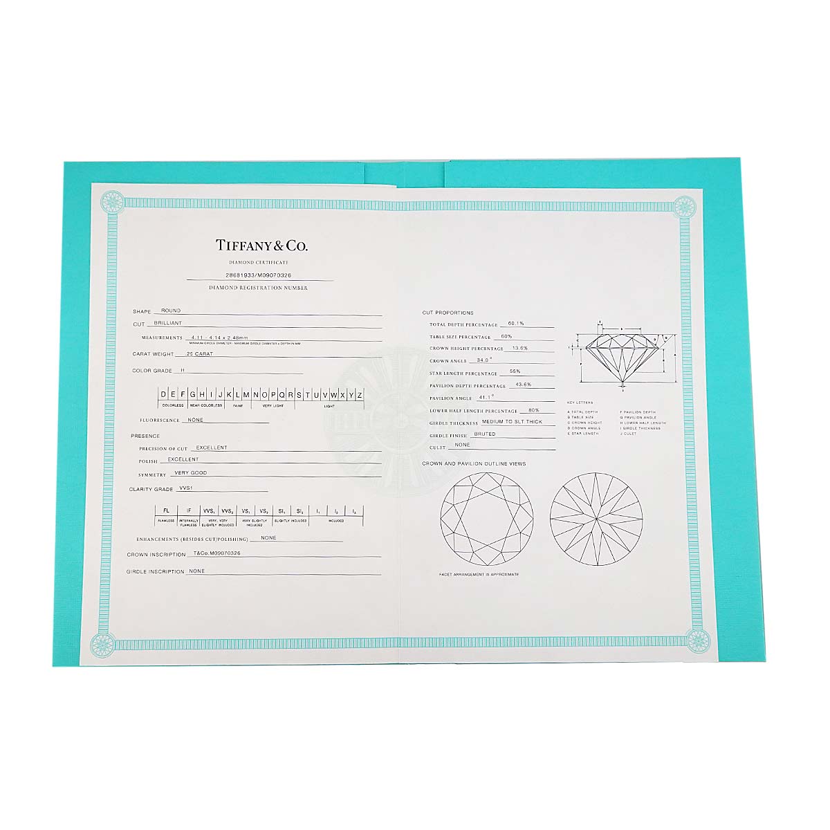 By The Yard Diamond 0.25ct H/VVS1/EX Necklace 18K YG 750