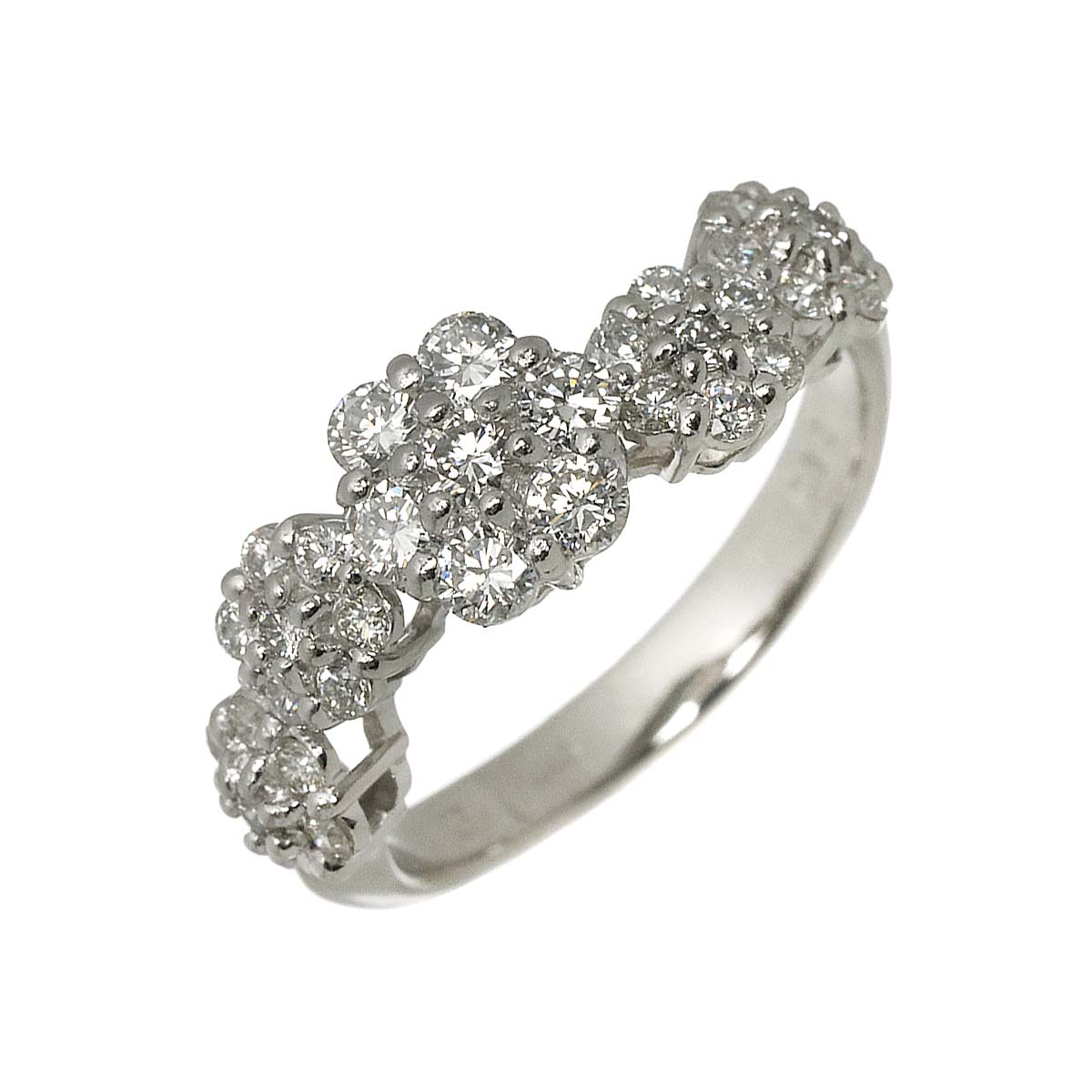 Diamond 0.82ct Ring Pt Platinum Size5.5-5.75(US)