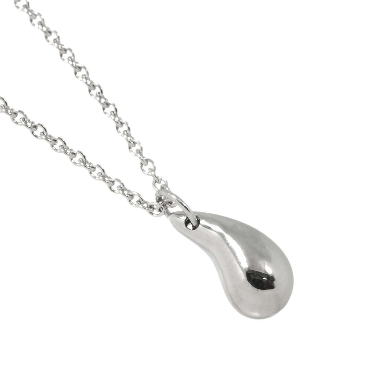 Teardrop Necklace Platinum