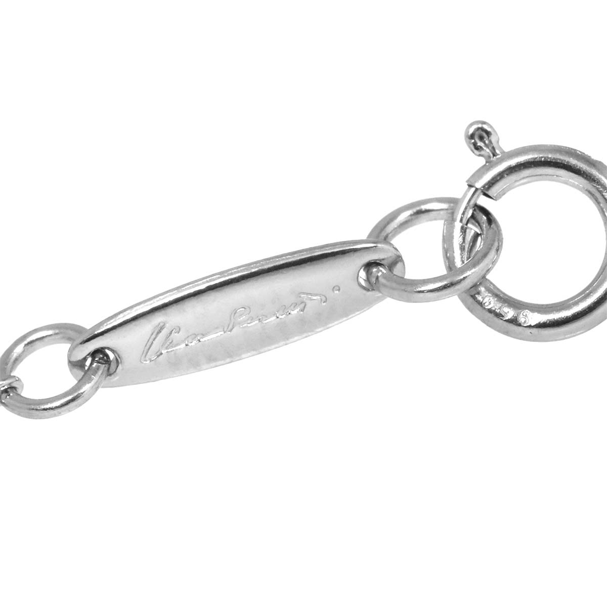 Teardrop Necklace Platinum