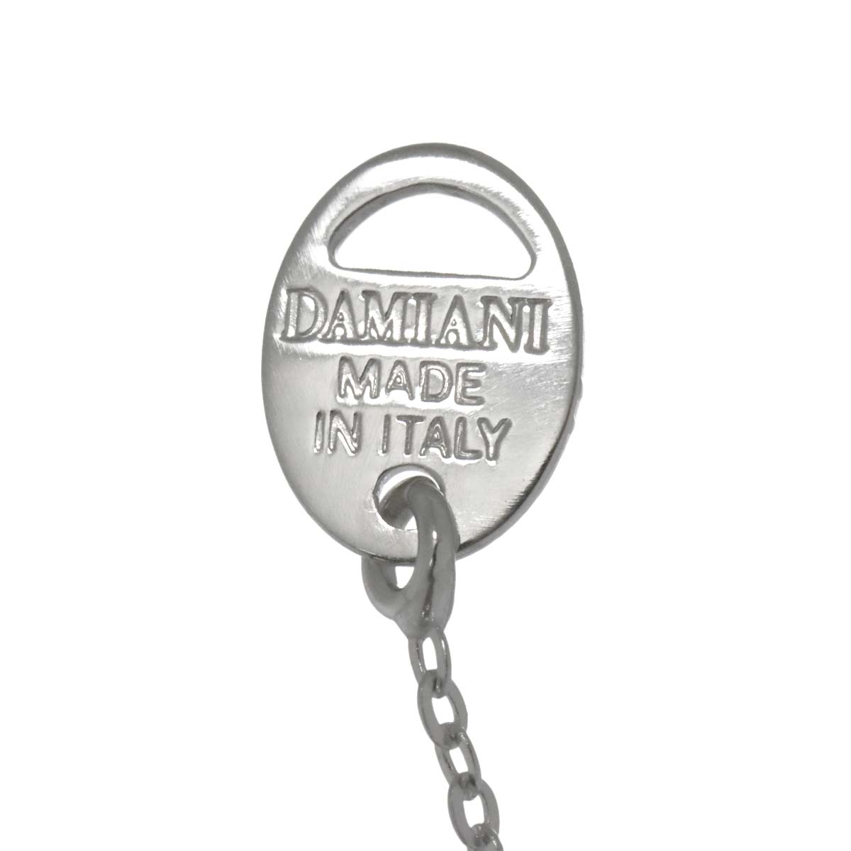 Belle Epoque Mini Diamond Cross Necklace 18K WG 750