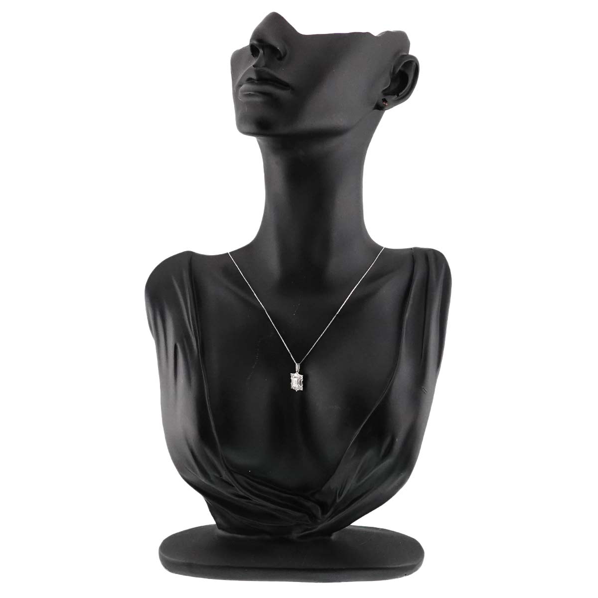 Diamond 0.57ct/0.383ct Necklace Pt Platinum