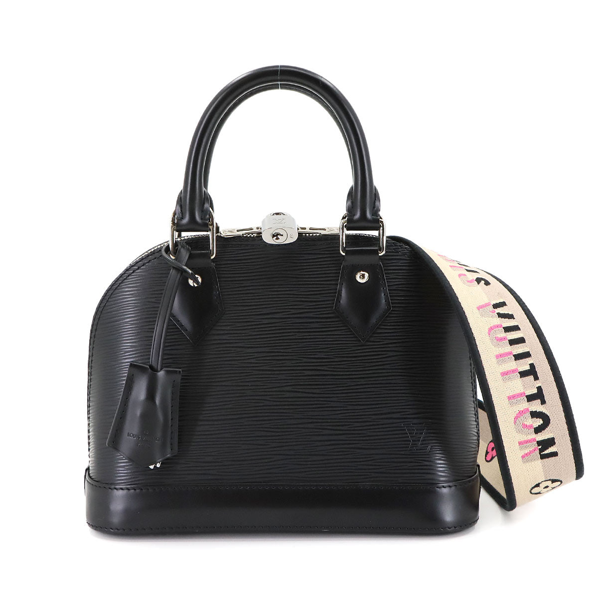 Epi Alma BB 2way Hand Shoulder Bag Leather Noir M59217