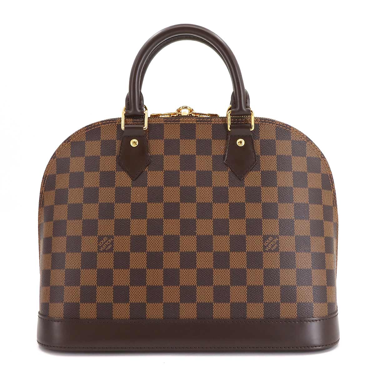 Damier Alma PM Hand Bag Ebene Brown N51131 Purse