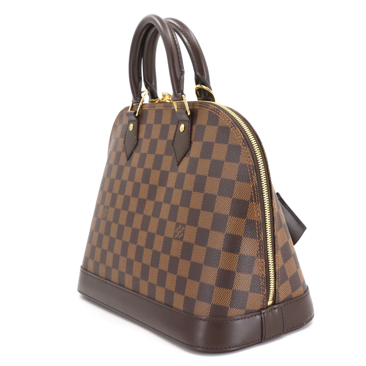 Damier Alma PM Hand Bag Ebene Brown N51131 Purse