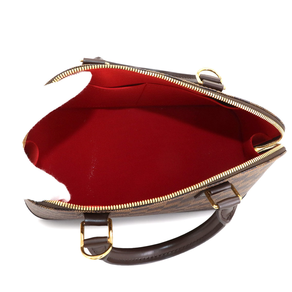 Damier Alma PM Hand Bag Ebene Brown N51131 Purse