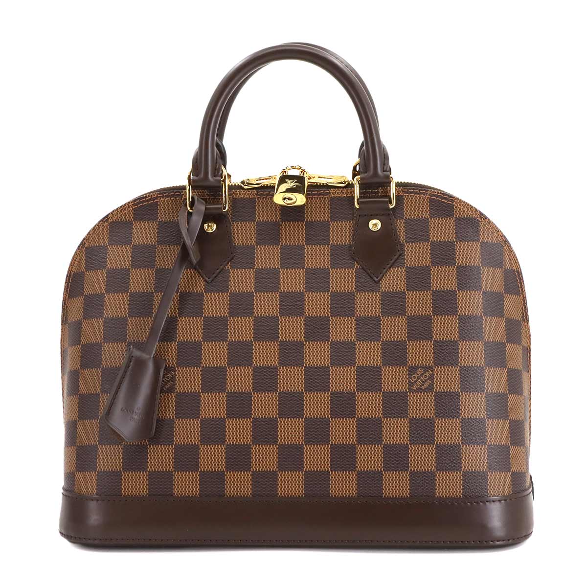 Damier Alma PM Hand Bag Ebene Brown N51131 Purse