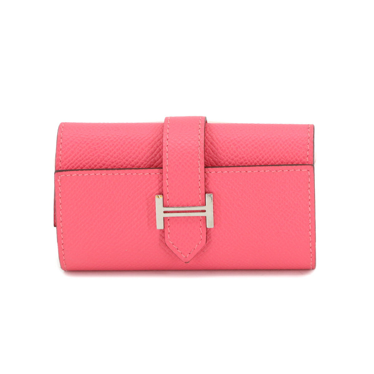 Bearn Four consecutive key case Veau Epsom Rose Azalee Accessory