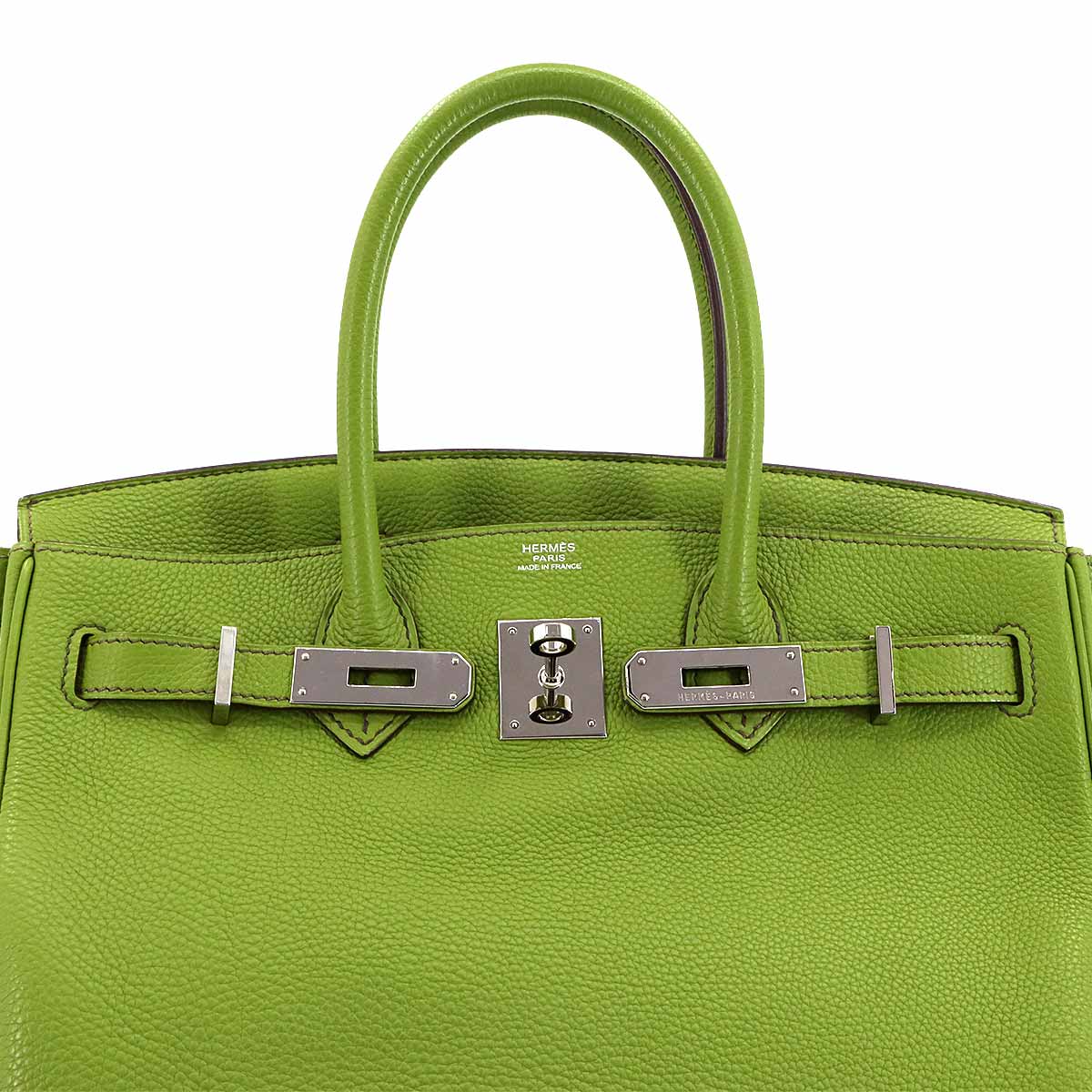 Birkin 30 Hand Bag Togo Leather Anis green Purse