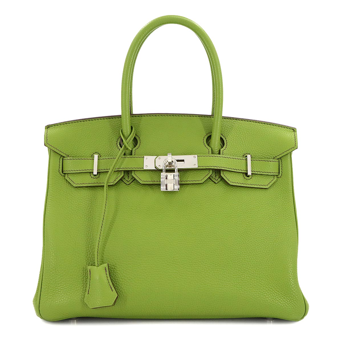 Birkin 30 Hand Bag Togo Leather Anis green Purse
