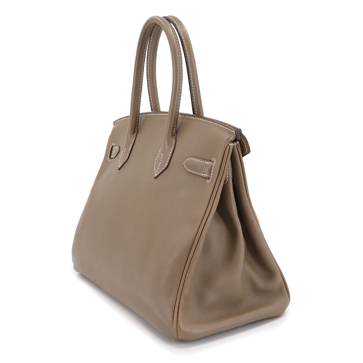 Birkin 30 Hand Bag Swift Etoupe Purse