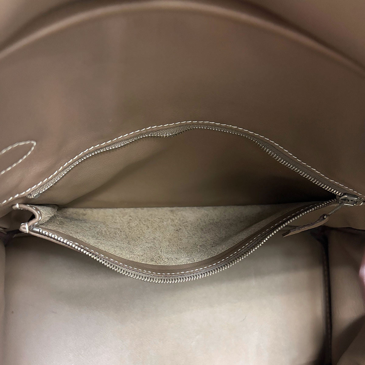 Birkin 30 Hand Bag Swift Etoupe Purse