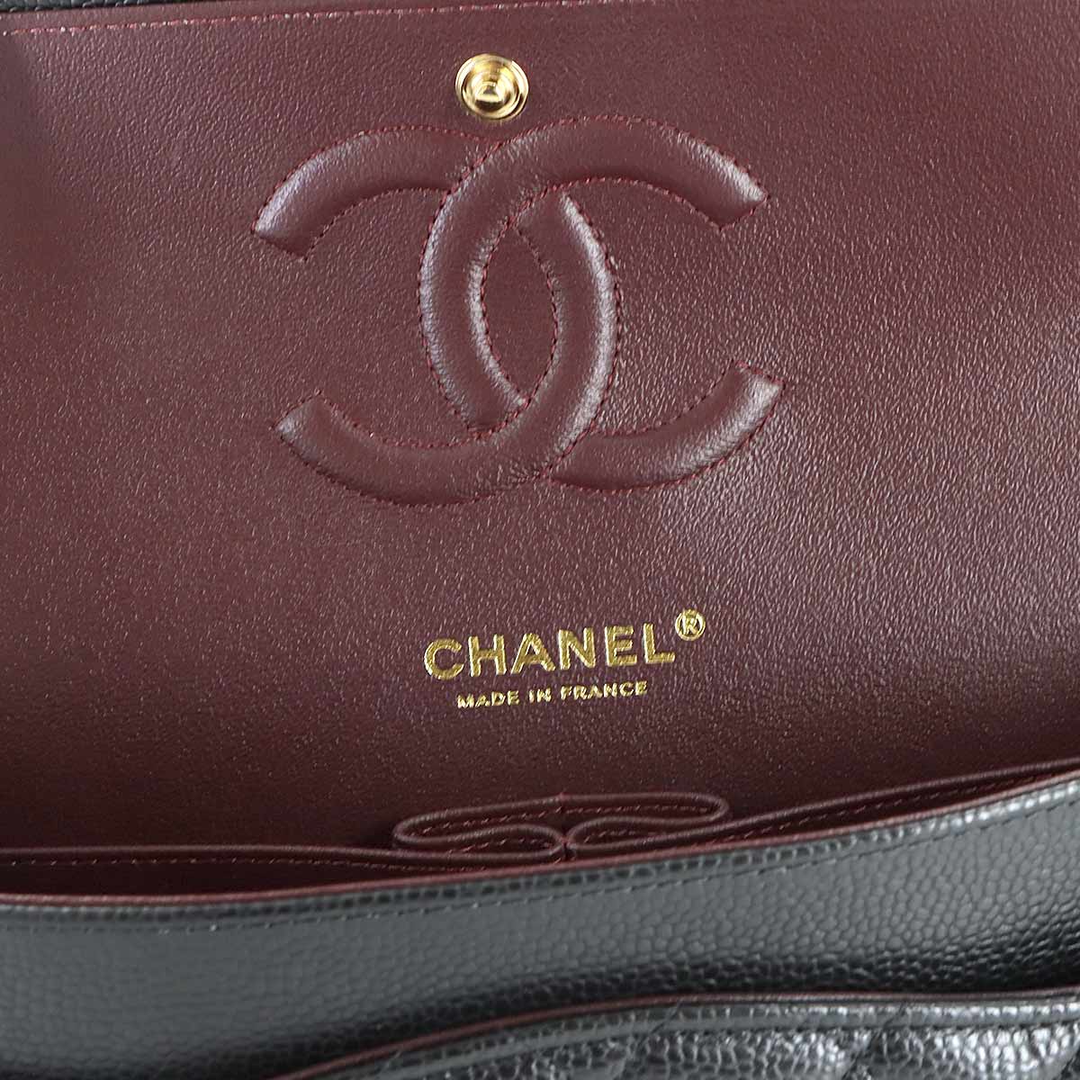 Matelasse 25 Chain Shoulder Bag Leather Black A01112 11.12