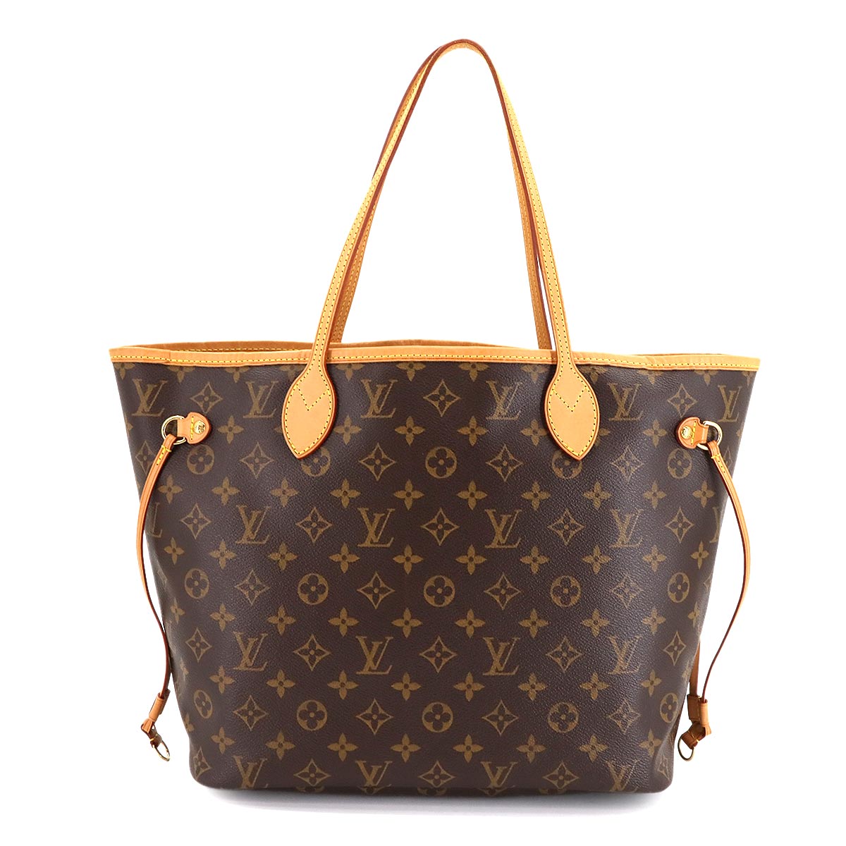 Monogram Neverfull MM Tote Bag Brown Beige M40156 Purse