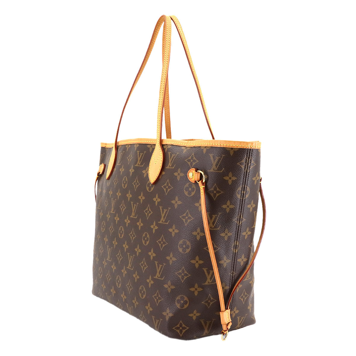 Monogram Neverfull MM Tote Bag Brown Beige M40156 Purse