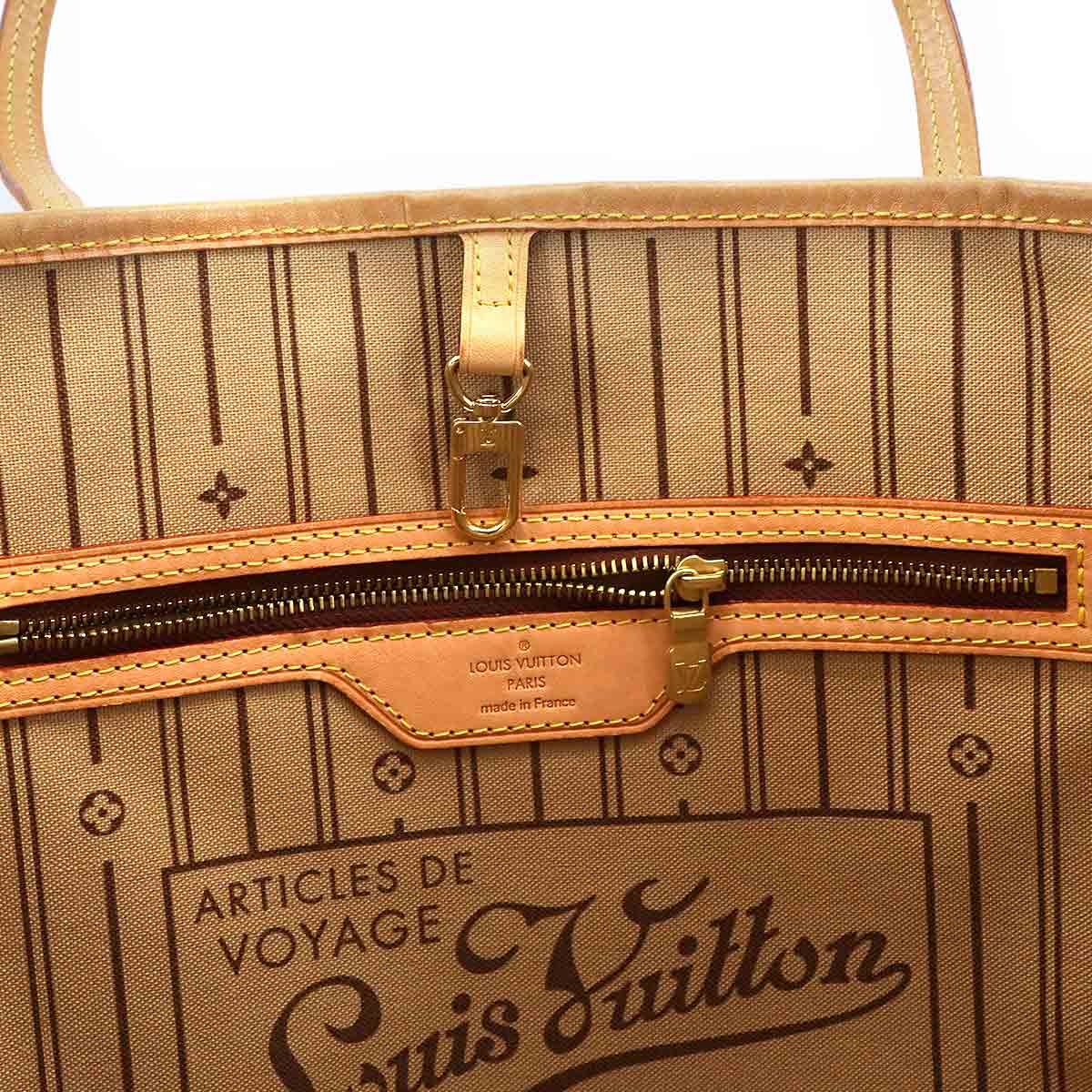 Monogram Neverfull MM Tote Bag Brown Beige M40156 Purse
