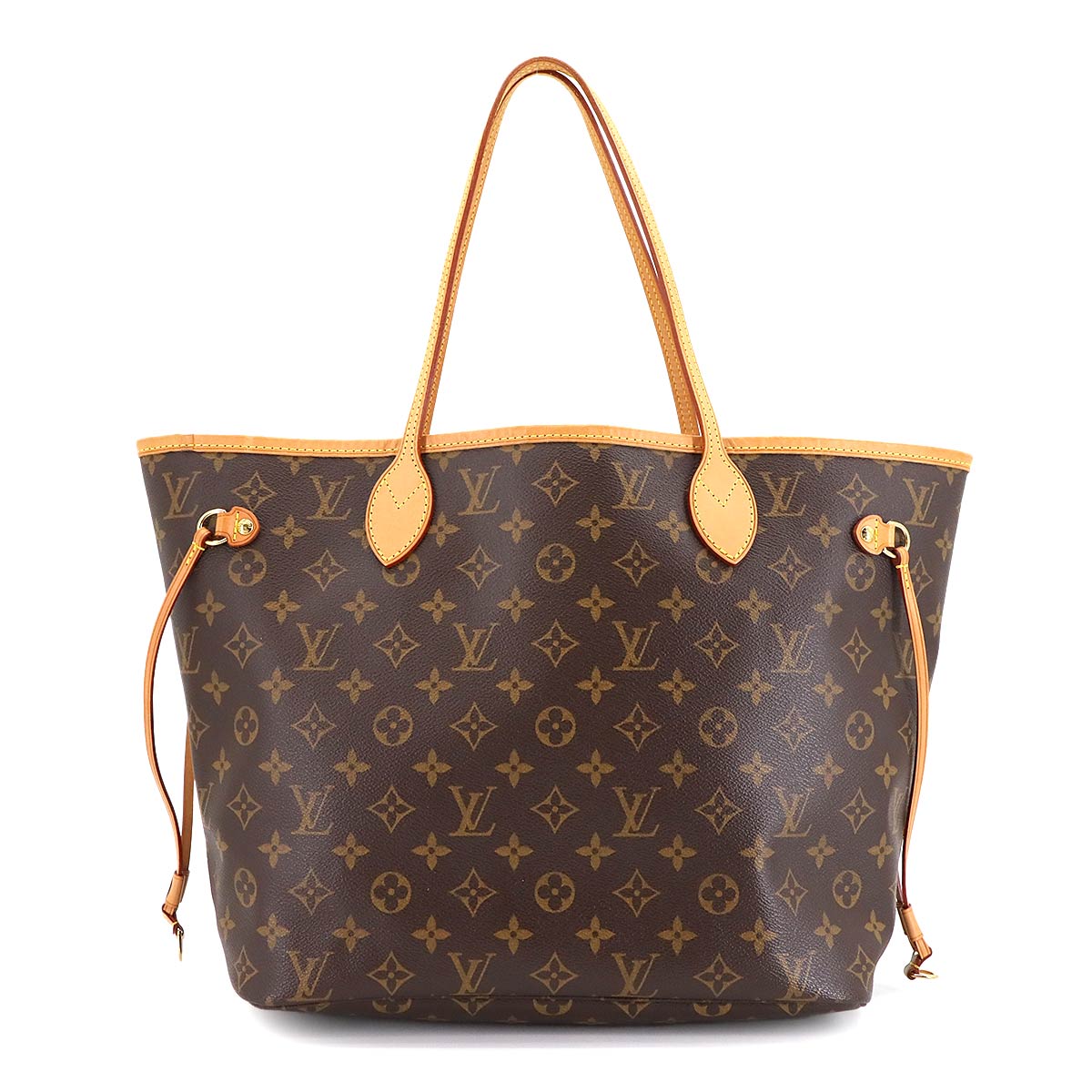 Monogram Neverfull MM Tote Bag Brown Beige M40156 Purse