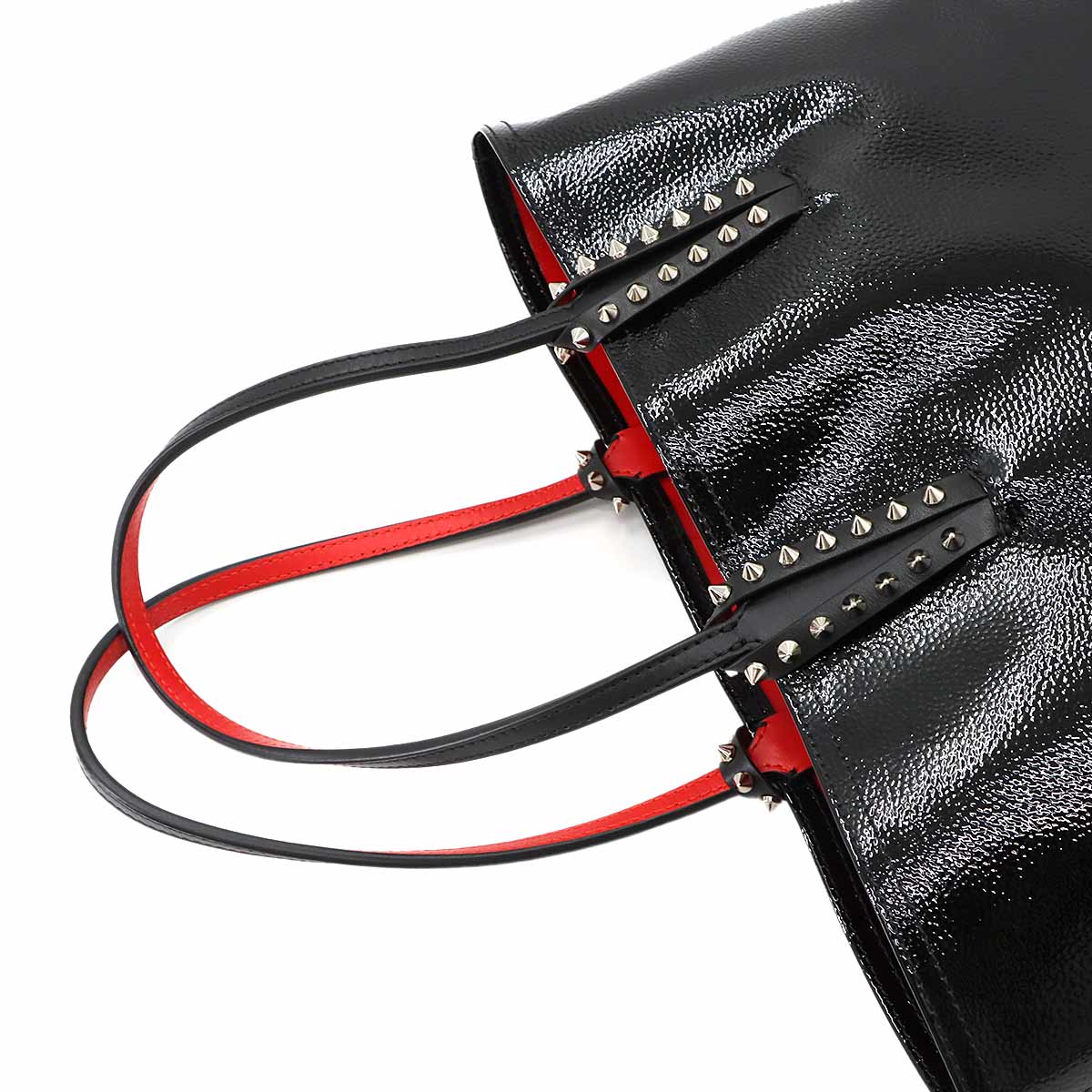 Cabata small Tote Bag Studs Patent Black 3175207
