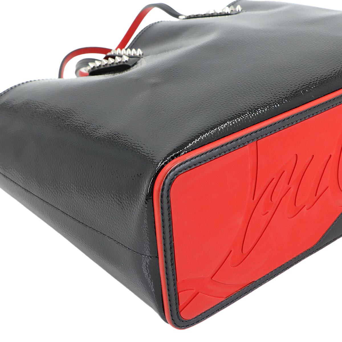 Cabata small Tote Bag Studs Patent Black 3175207