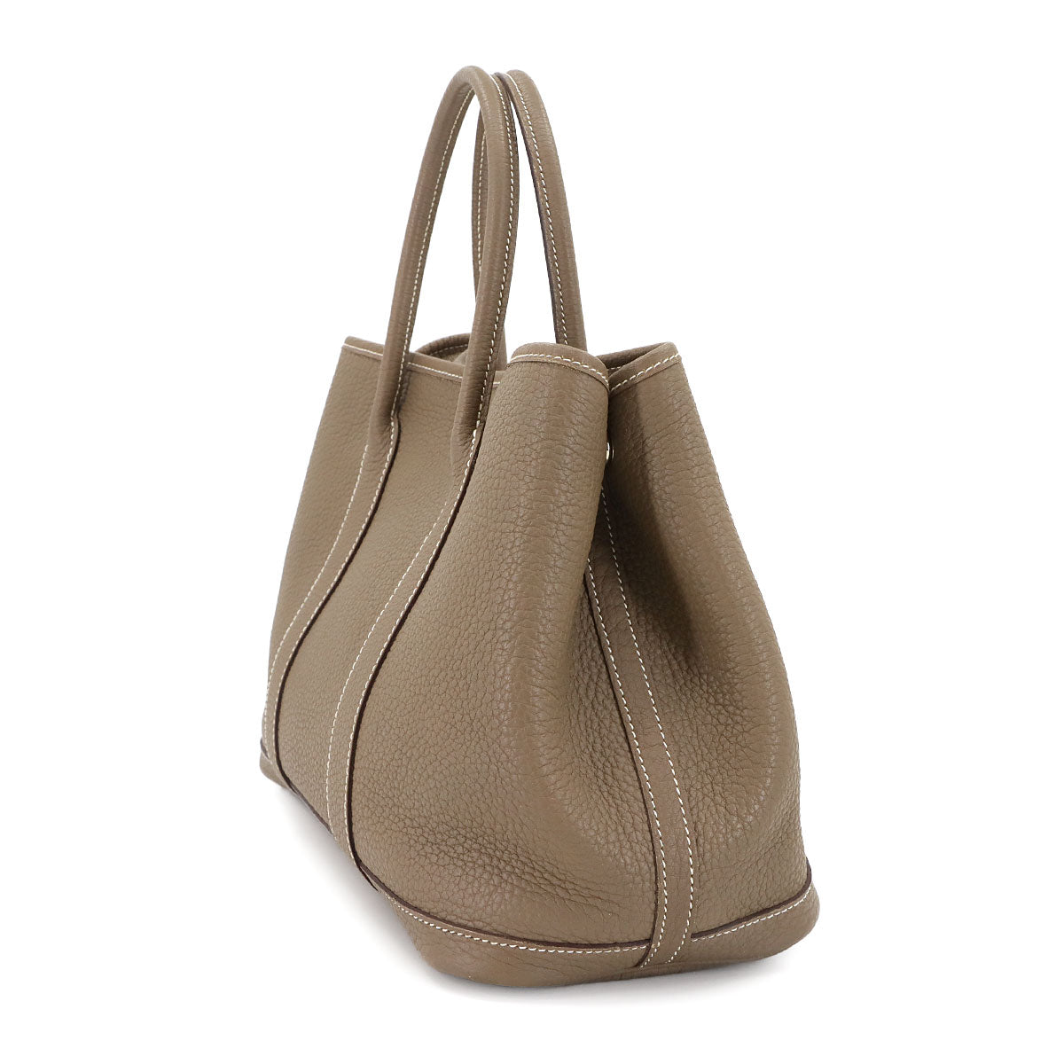 Garden Party 30 TPM Tote Bag Negonda Leather Etoupe Purse