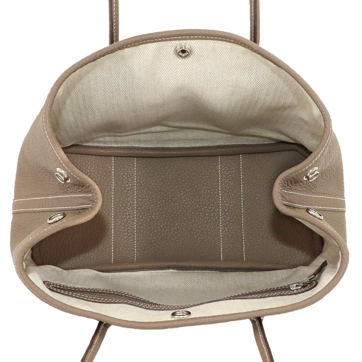 Garden Party 30 TPM Tote Bag Negonda Leather Etoupe Purse