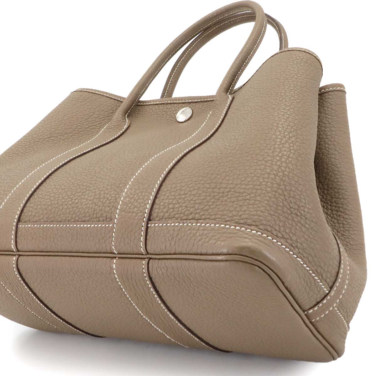 Garden Party 30 TPM Tote Bag Negonda Leather Etoupe Purse